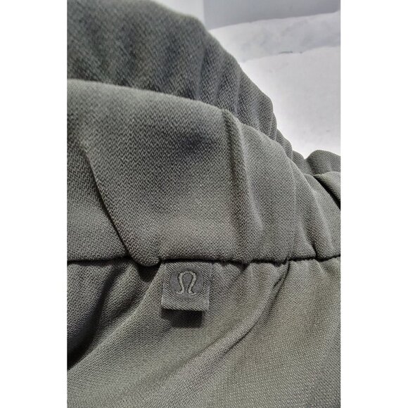 Lululemon Women's‎ Olive Green On the Fly Jogger Pants Velvet Trim Drawstring 6 - Picture 9 of 12